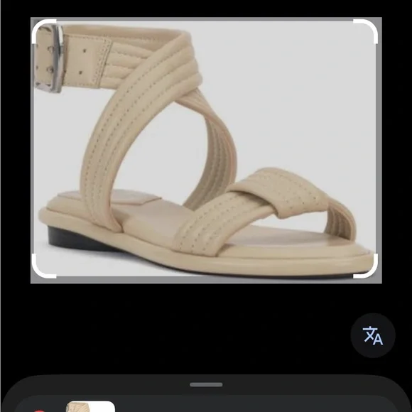 NIB Vince Camuto Women's ECRU Saida Sandal - size 8 - Picture 6 of 7